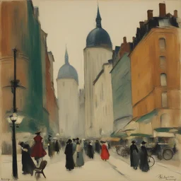 a city by Alfred Henry Maurer