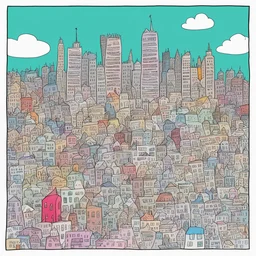 a city by Allie Brosh
