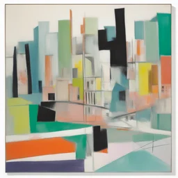 a city by Amy Sillman