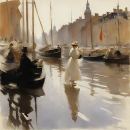 a city by Anders Zorn