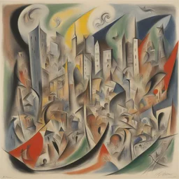 a city by André Masson