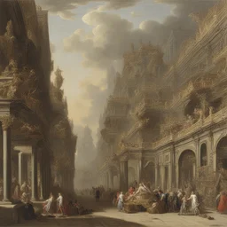 a city by Andre-Charles Boulle