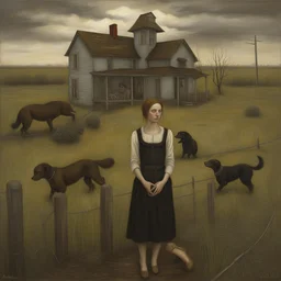 a city by Andrea Kowch