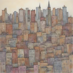 a city by Anne Sudworth