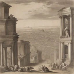a city by Annibale Carracci