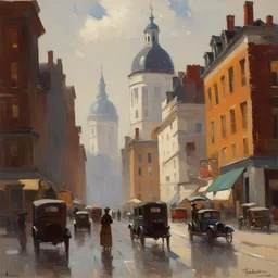 a city by Anthony Thieme