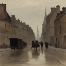 a city by Anton Mauve