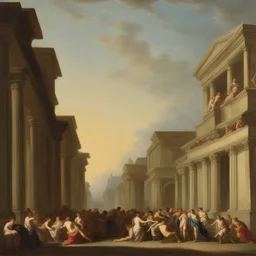 a city by Anton Raphael Mengs