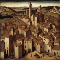 a city by Antonello da Messina
