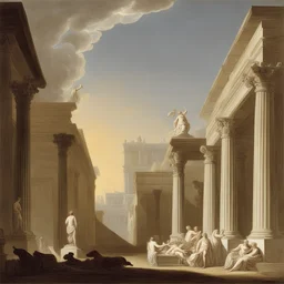 a city by Antonio Canova