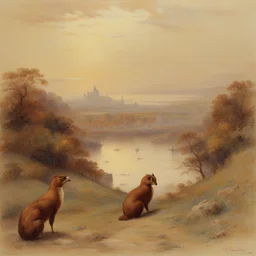 a city by Archibald Thorburn