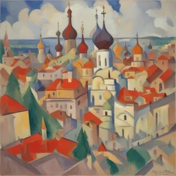 a city by Aristarkh Lentulov