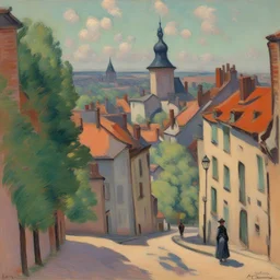 a city by Armand Guillaumin