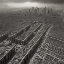 a city by Arnoldo Pomodoro
