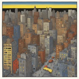 a city by Art Spiegelman