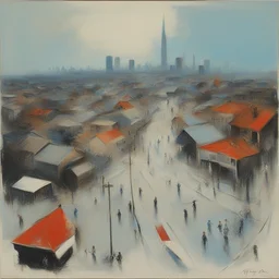 a city by Arthur Boyd
