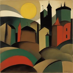 a city by Arthur Dove