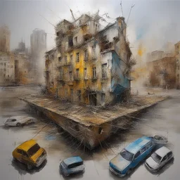 a city by Artur Bordalo