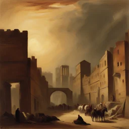 a city by Ary Scheffer