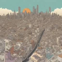 a city by Asaf Hanuka