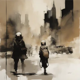 a city by Ashley Wood