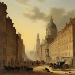 a city by August Friedrich Schenck