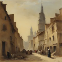 a city by Auguste Lefou