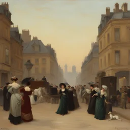 a city by Auguste Toulmouche