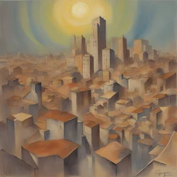 a city by Basil Gogos