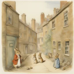 a city by Beatrix Potter