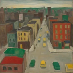 a city by Beauford Delaney