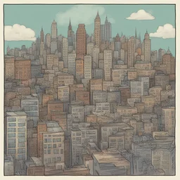 a city by Ben Hatke