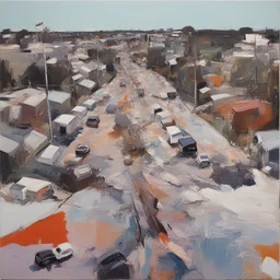 a city by Ben Quilty