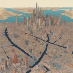 a city by Benoit B. Mandelbrot