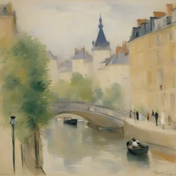 a city by Berthe Morisot