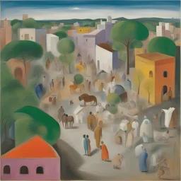 a city by Bhupen Khakhar