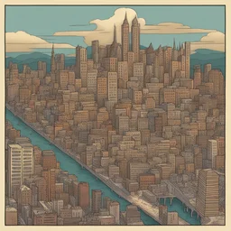 a city by Bil Keane
