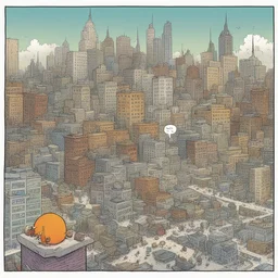 a city by Bill Watterson