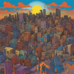 a city by Bisa Butler