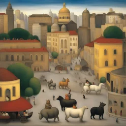 a city by Botero