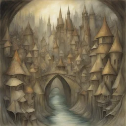 a city by Brian Froud