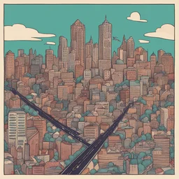 a city by Briana Mora