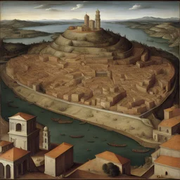 a city by Bronzino