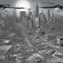 a city by Bryan Hitch