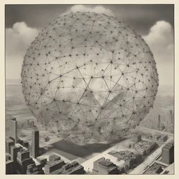 a city by Buckminster Fuller