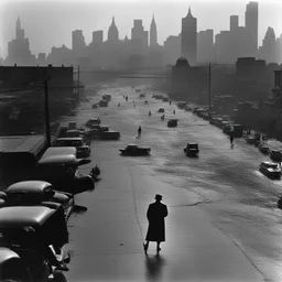 a city by Burt Glinn