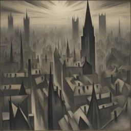 a city by C. R. W. Nevinson