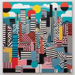 a city by Camille Walala