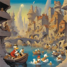 a city by Carl Barks
