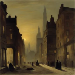 a city by Carl Gustav Carus